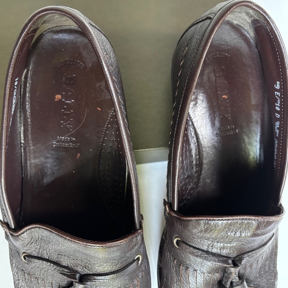BALLY Mens Hilo Deerskin Tassel Loafers - Picture 4 of 6